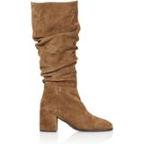 DWRS - Portland - Hoge Dameslaars - Zwart - Suède