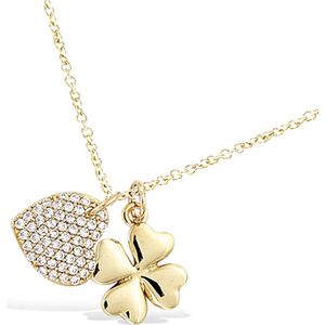 CHIVAL - Ketting 18K verguld goud "" Fortunate