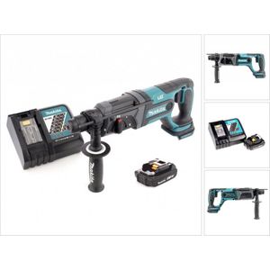 Makita DHR 241 RA1 accu boormachine 18 V 2.0 J SDS plus + 1x oplaadbare accu 2.0 Ah + lader
