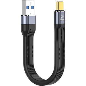 Sounix USB C naar USB Adapter 3.1 - 10Gbps - USB-C naar USB convertor - USB 3.1 Gen2 - 0.13 Meter - Zwart