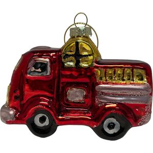 Crazy kerstboomhanger Brandweerwagen