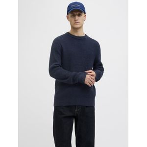 Jack & Jones - JJGLOBAL KNIT CREW NECK - Gebreide Trui - Sky Captain