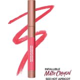 L'Oréal Paris - Onfeilbare Matte Lippenstift - Hete Abrikoos