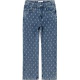 Name It - Nkfrose Hw Straight - Jeans - Donkerblauw - Regular Fit