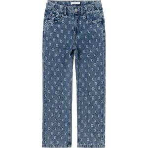 Name It - Nkfrose Hw Straight - Jeans - Donkerblauw - Regular Fit