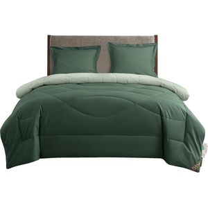 Solene Dekbed Zonder Overtrek 200x200 cm – 4-Seizoenen – Ademend & Temperatuurregulerend – Oeko-Tex Gecertificeerd – Anti-Allergisch – Katoen & Microvezel – Comfortabel & Duurzaam