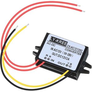 Waterdichte AC naar DC Spanningsomvormer 12V - 2A | IP68 voor Auto, Monitor, Camera & Waterpomp