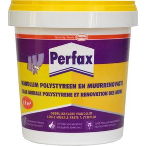 12x Perfax Muurrenovatie en Polystyreen Wandlijm - 0.925 Kg Behanglijm