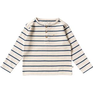 Stripe Terry | Relaxed Granddad Longsleeve