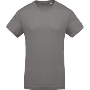 Kariban Heren Organische Bemanningsleden Hals T-Shirt (Stormgrijs)