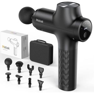 Leonova - Massage Gun - Massageapparaat - Professioneel - 3000 rpm - 2500 mAh - 8 Opzetkopjes - 5 Standen