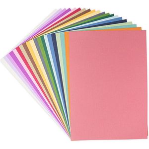 Sizzix - Surfacez Cardstock - 20 Gedempte Kleuren - 80 Vel - 8 1/4" x 11 3/4"