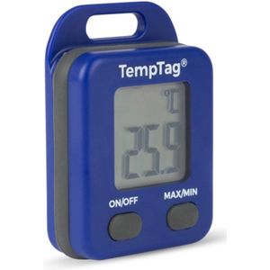 ETI - 'Temptag' Sleutelhanger Thermometer - Max/Min Functie - IP65 - Blauw