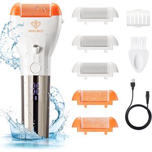 Oplaadbare Elektrische Eeltverwijderaar met 6 Schuurkoppen voor Voetverzorging