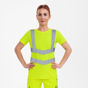Engel - Safety T-shirt - Hi-vis Yellow - Dames - 9542-182 - EN ISO 20471 Klasse 2
