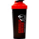 Gorilla Wear Shaker XXL - Zwart/Rood - 1000ml