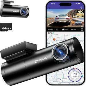 Dashcam voor auto voor en achter – Dual dashcam – Voor- en achtercamera – Autocamera – Full HD dashcam – Dashcam met nachtzicht – Dashcam met bewegingssensor – Groothoeklens – Parkeermodus – Loop recording – Dashcam met SD-kaart