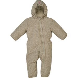 Lodger Baby Skipak - Wind en Waterdicht - gevoerd met fleece gevoerd - Diagonale Rits met Capuchon - maat 86 Beige