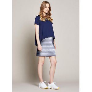 Dress Stripe - Navy White Stripe (034), XS