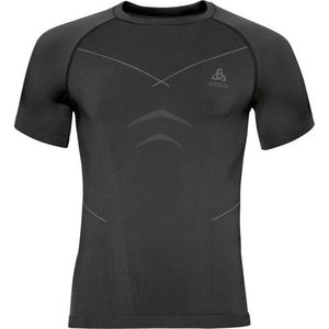Odlo thermoshirt - Shirt short sleeve/ crew neck - heren - black-graphite - maat S