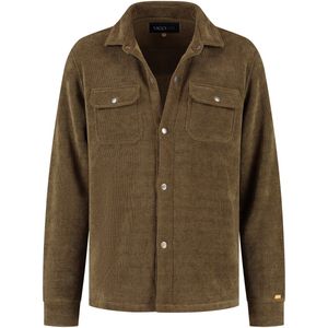 MGO - Zain - Overshirt - Donkerbruin - Fleecevest