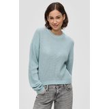 QS Trui  crème / turquoise