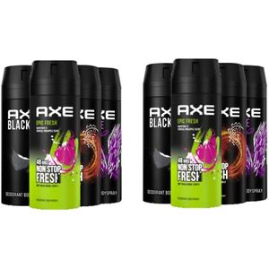 AXE Deo Spray Bodyspray Mix 8 Stuks