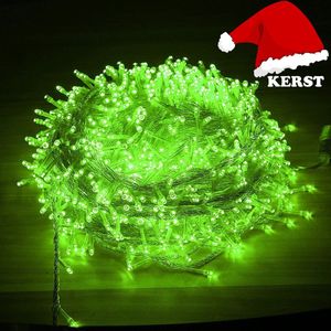Kerstboom Verlichting Groen • 100 Lampjes • 10 Meter • Kerstverlichting • Kerstlampjes • Kerst LED • Kerst