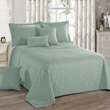 Lavandoux - Bedsprei/Quilt - Moss Green - 220x240 - 2-persoons