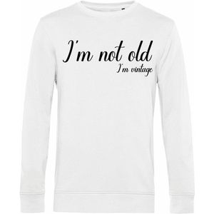 7431 - Sweater - I'm not old-White-XS