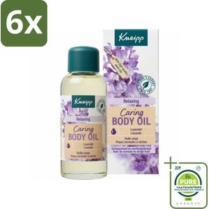 Kneipp - Huidolie - Relaxing - Lavendel - Trekt snel in - 100 ml - Voordeelverpakking - 6 stuks - Huidolie - Lavendel