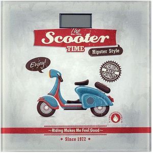Badwaage Vintage Scooter - Weegschaal - LCD-Display