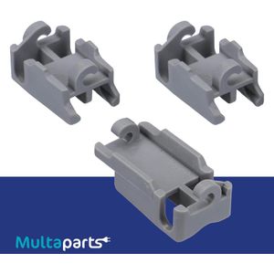 Lagerset / klemmen voor inzet bovenkorf vaatwasser Bosch / Siemens | Alternatief voor 00418674 | Set van 3 klemmen | Multaparts® huismerk