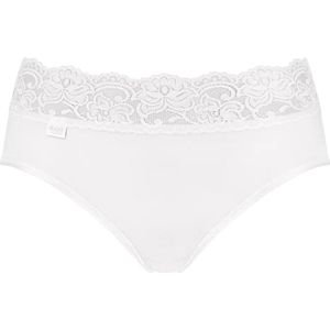 Sloggi Romance Midi - kanten dames heup slip - 50 - Wit