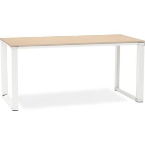 Alterego - XLINE - Design recht bureau - Beige - 160x80x74 cm