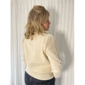 Hill Fashion - Trui - Rosie - Ecru - Maat one-size