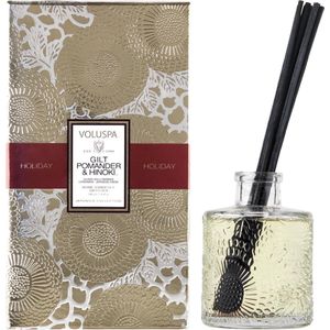 Voluspa Geurstokjes Japonica Collection Gilt Pomander & Hinoki Home Ambience Diffuser
