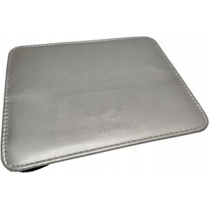 Zilveren Eco-lederen Etui voor Scharen en Kappersaccessoires