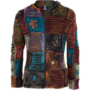 Dames Vest van Katoen zonder voering en vaste capuchon - SHAKALOHA - W Madzz Multi S