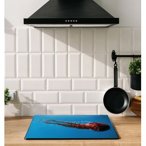 Inductiebeschermer - Jellyfish - 95x55 cm - Inductiebeschermer - Inductie Afdekplaat Kookplaat - Inductie Mat - Anti-Slip - Keuken Decoratie - Keuken Accessoires