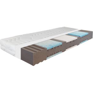 SLEEPNEO - matras 200x200 - 19 cm dik - 7 zones - H2/H3 - koudschuim - zacht