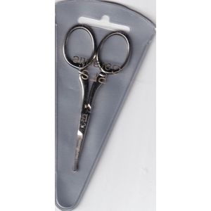 Neusschaartje rvs - veiligheid - afgeronde punt - schaartje klein voor wenkbrauw, neushaar, baard - neusschaar - neushaartrimschaar