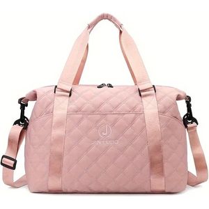 Reistas roze - dames - vliegtuigtas - handbagage vliegtuig - sporttas - Weekendtas - Vliegtuigtas - Handbagage vliegtuig - Sporttas - 43x28x18 cm met nat vak, grote capaciteit, waterdichte zwemtas voor reizen, sport, fitness