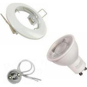 U10 WITTE LED inbouwspot kit met 8W lamp - Koel wit licht - Overig - wit - Unité - Wit Froid 6000K - 8000K - SILUMEN