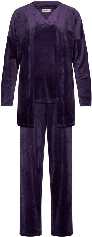 Pastunette Premium - Huispak - Dark Orchid - 3-delig - Velours - Donkerpaars - Maat 36