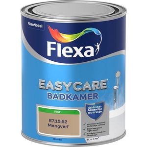 Flexa Easycare Muurverf - Badkamer - Mat - Mengkleur - E7.15.62 - 1 liter