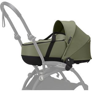 Stokke YOYO Newborn Shell, Olive - Voor baby's tot 6 maanden of 9 kg - Inclusief semi-harde shell, tweepersoonsmatras en voetenzak - Vereist YOYO-frame (apart verkrijgbaar)