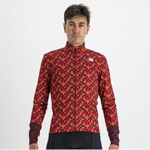 Sportful PIXEL fietsjas Red Wine - Mannen - maat XL