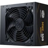 Cooler Master - MWE Bronze V3 - Voeding ATX12V 3.1 - Zwart - 550 Watt - 80 PLUS Bronze