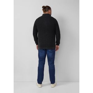 Gebreide Trui - Katoenen Pullover - Troyer Kraag - Casual Comfort